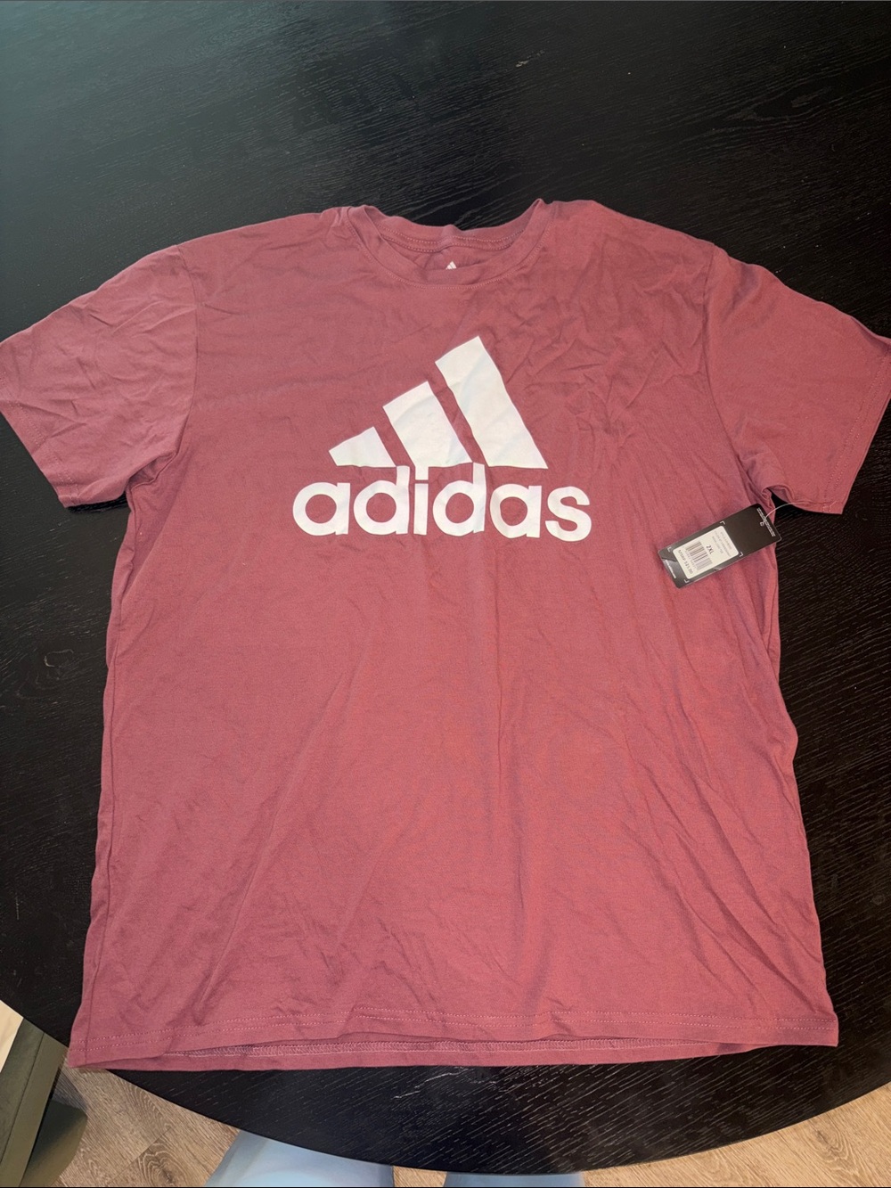 adidas Men's Dusty Rose Logo Short Sleeve Tee New with Tags!